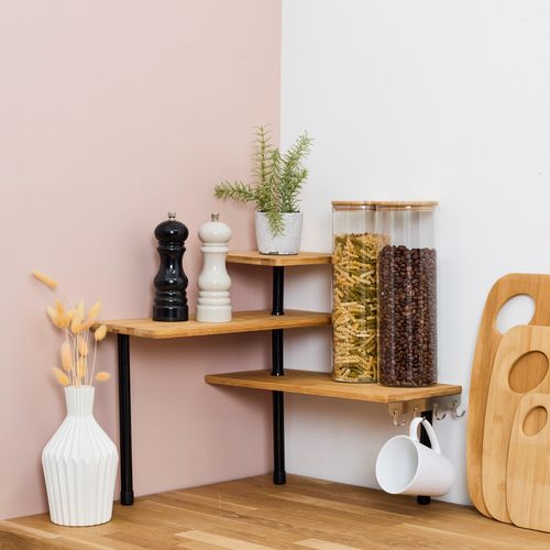 Etagère De Cuisine D'angle Modulable 3 Niveaux