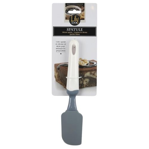 Spatule En Silicone "bavaroise" 24cm Blanc et Gris