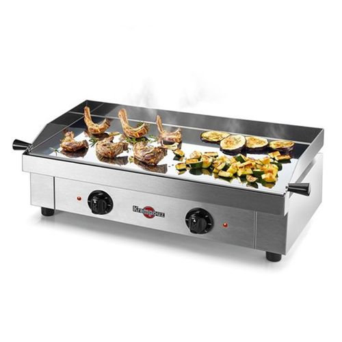 Plancha Gaz 3400w Plaque En Inox 64x33cm - Pfsv2ma-kr