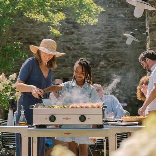 Plancha Électrique 3200w Plaque Inox 64x33cm - Pfsv2aa-kr