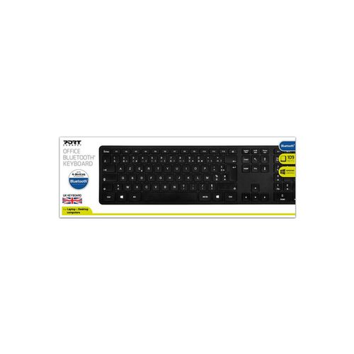 Clavier 900903-uk Clavier Bluetooth Qwerty Anglais Britannique Noir