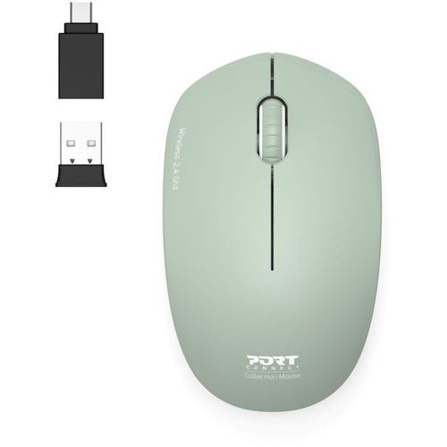 Souris Sans Fil - Port Designs - 900543 Collection Ii - 2.4 Ghz - Olive Vert