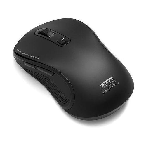 Souris Sans Fil - Port Designs - 910010 - Bluetooth et 2.4 Ghz - Essentielle - Noir