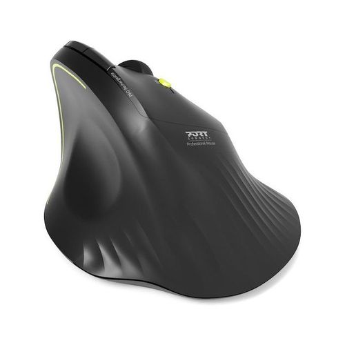 Souris Sans Fil - Port Designs - 910200 Ergo - Bluetooth et 2.4 Ghz - Noir