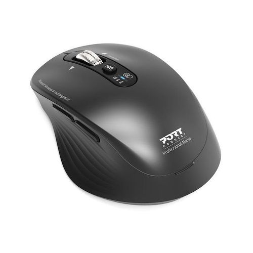 Souris Sans Fil - Port Designs - 910202 Business - Bluetooth et 2.4 Ghz - Rechargeable - Noir