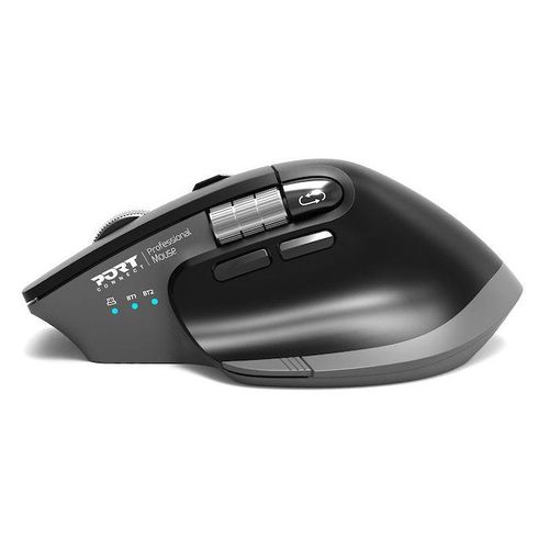 Souris Sans Fil - Port Designs - 910203 Ultimate - Bluetooth et 2.4 Ghz - Rechargeable - Gris