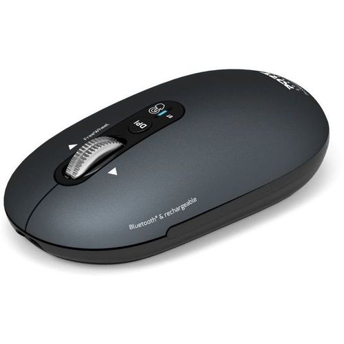 Souris Sans Fil - Port Designs - 910501 Pure - Bluetooth - Rechargeable - Gris Anthracite