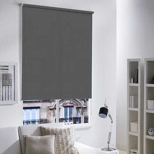 Store Enrouleur Tamisant Aux Multiples Couleurs Différentes - 45 X 190 Cm - Gris Foncé