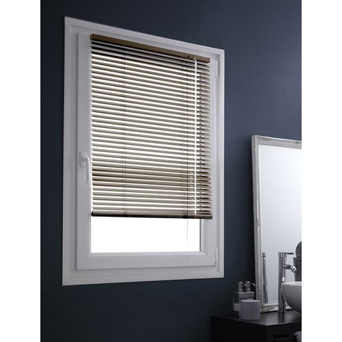 Store Vénitien En Aluminium Fixation Sans Percer - 62x150 Cm - Ficelle