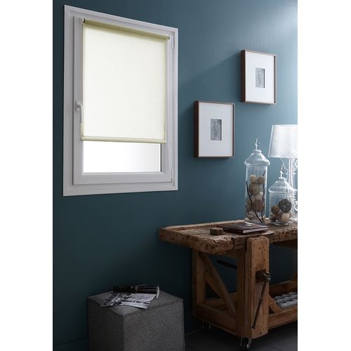 Store Enrouleur Tamisant Fixation Sans Percer - 52 X 170 Cm - Beige