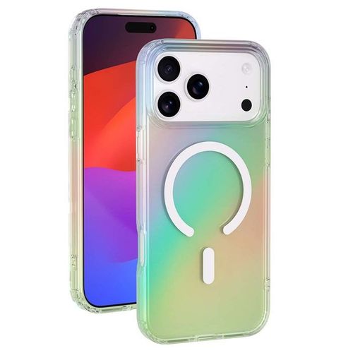 Coque Magsafe - iPhone17 Pro - Semi-transparente - Irisée