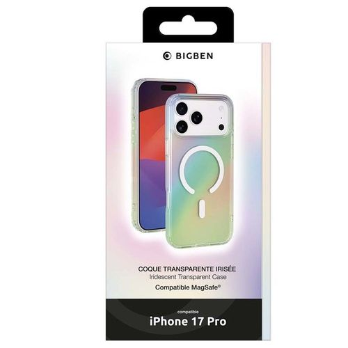 Coque Magsafe - iPhone17 Pro - Semi-transparente - Irisée