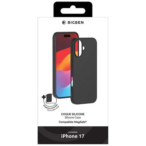 Coque Magsafe - iPhone17 - Silicone - Noir