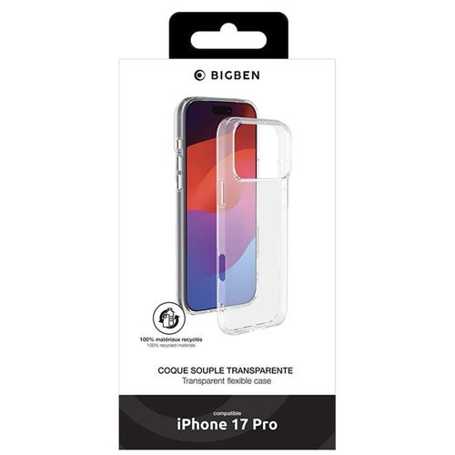 Coque Silisoft - iPhone17 Pro - Transparente