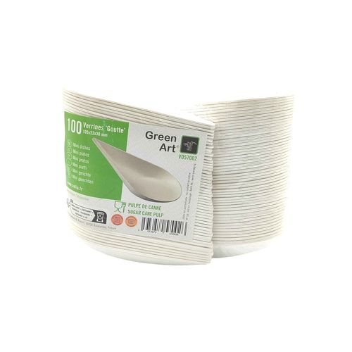 Lot De 100 Verrines En Forme De Goutte