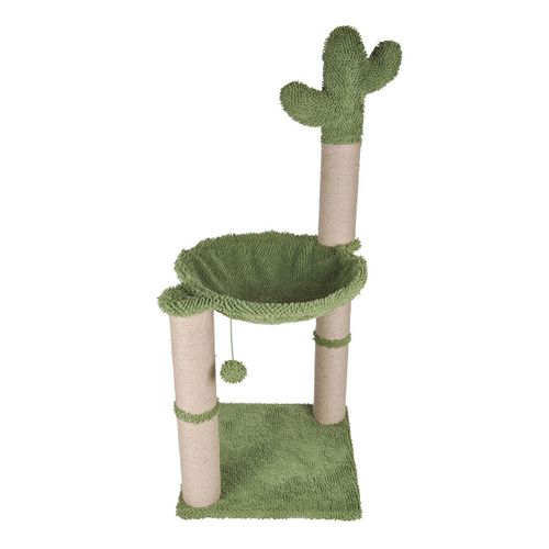 Arbre à Chat Cactus "jouet et Hamac" 96cm Vert