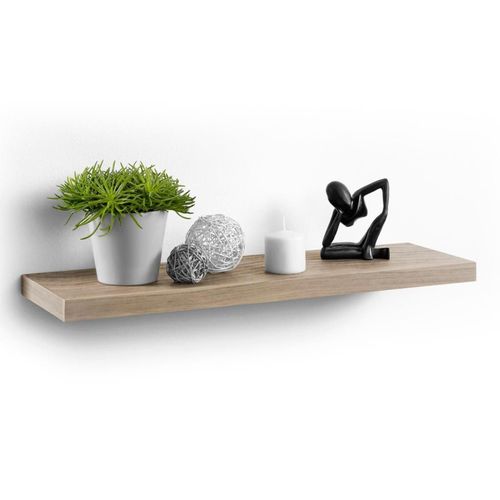 Étagère Murale Design "flottante" 75cm Chêne