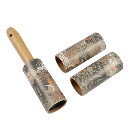 Brosse à Vêtements 20 Feuilles "adhésive" Naturel