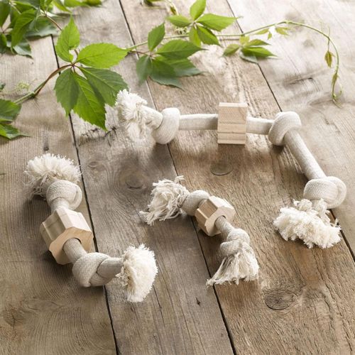 Jouet Pour Chien "corde 3 Nœuds" 48cm Naturel