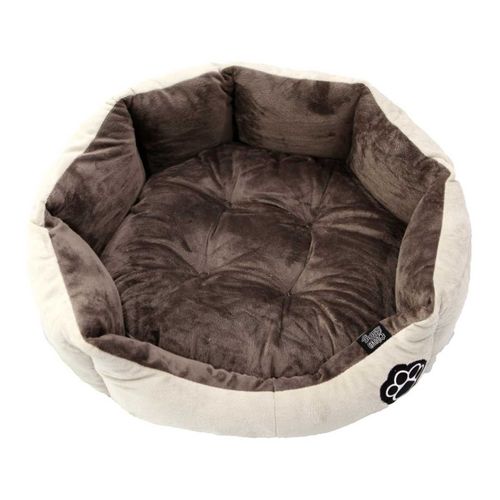 Panier Rond Pour Chien et Chat "patchy" 60cm Beige