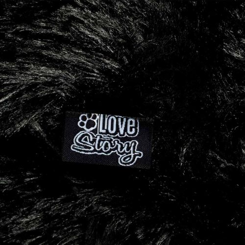 Coussin Pour Chien et Chat "fluffy" 100cm Noir