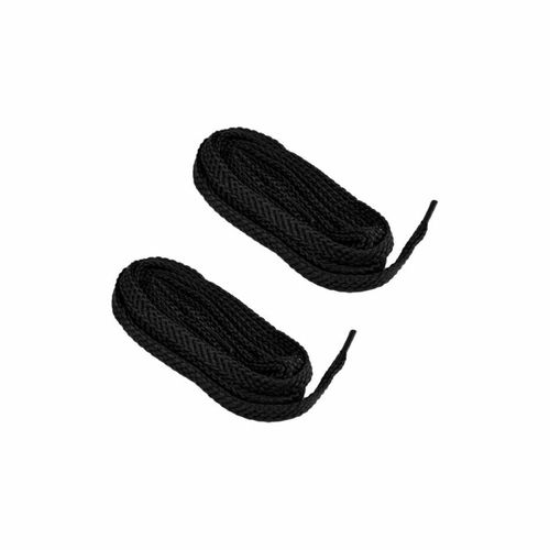 Paire De Lacets Pour Chaussures "plats" 90cm Noir