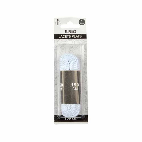 Paire De Lacets Pour Chaussures "plats" 150cm Blanc