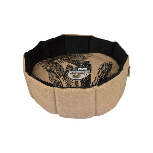 Panier Pour Chien et Chat "bahia" 38cm Beige et Noir