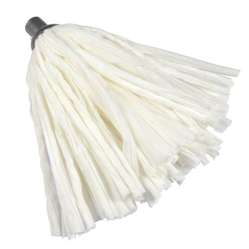 Serpillière à Franges Longues "recyclé" 26cm Blanc