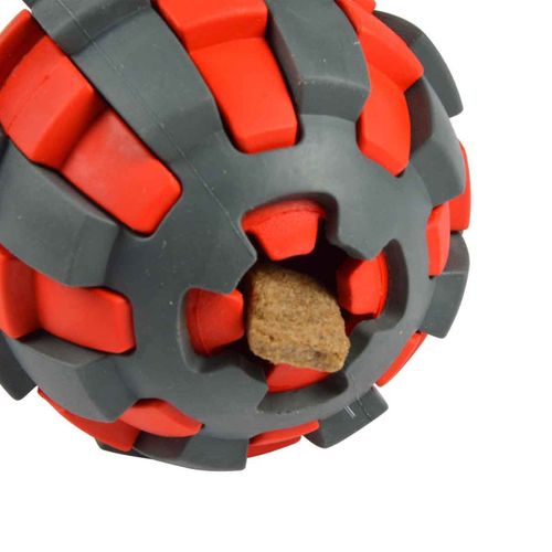 Jouet Pour Chien Distributeur "balle" 7cm Rouge