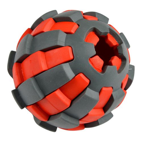 Jouet Pour Chien Distributeur "balle" 7cm Rouge