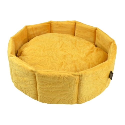 Panier Pour Chien et Chat "boho" 38cm Moutarde