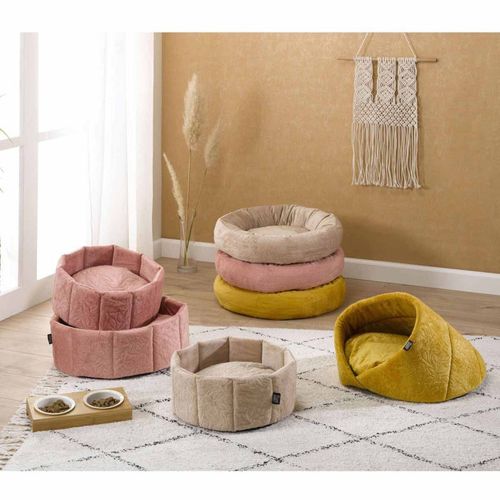 Panier Pour Chien et Chat "boho" 48cm Bois De Rose