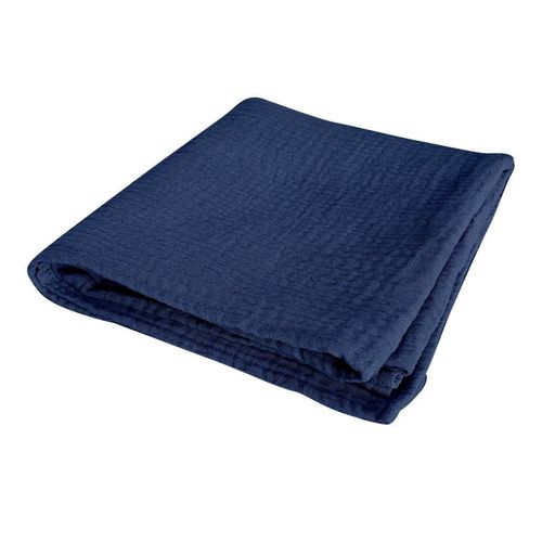 Drap Housse Bébé "extensible" 70x140cm Bleu Foncé
