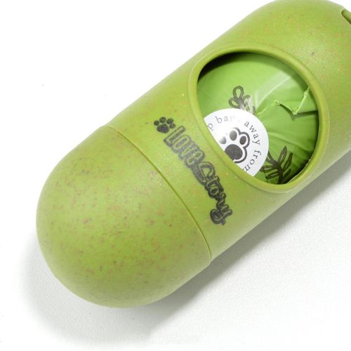 Distributeur De Sacs à Excréments "bio" 10cm Vert