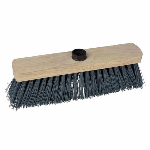 Tête De Balai En Bois "sols Durs" 30cm Naturel