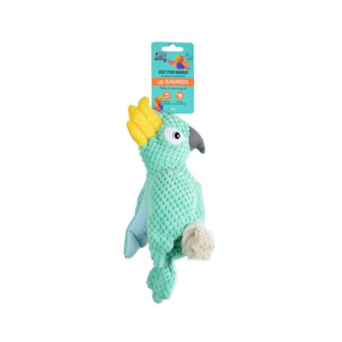 Jouet Peluche Pour Chien "perroquet" 28cm Vert