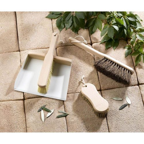 Balayette En Bois "vintage" 35cm Naturel