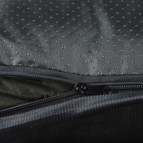 Coussin Rectangle Chien et Chat Velours "crafty" 100cm Noir