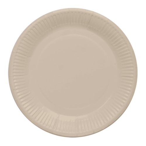 Lot De 20 Assiettes En Carton "vitamine" 18cm Lin