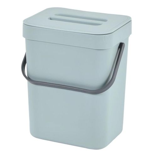 Poubelle De Compost Accrochable "merle" 3l Bleu Givré