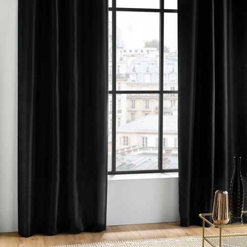 Rideau à Oeillets "shana" 140x240cm Noir