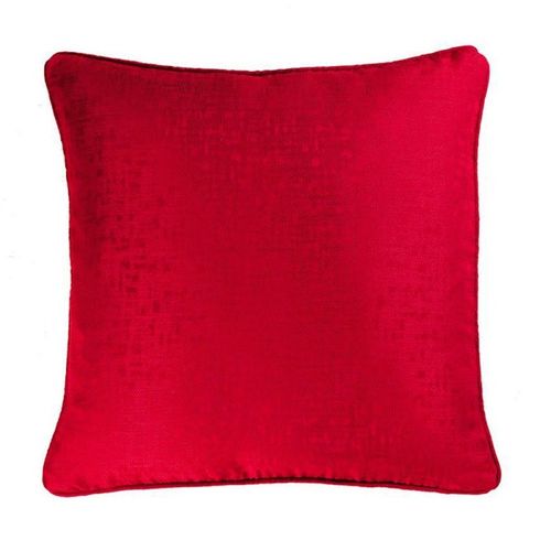Coussin Jacquard "adamo" 60x60cm Rouge