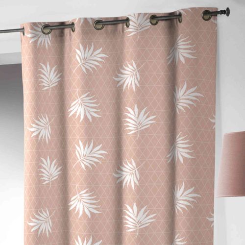 Rideau à Oeillets Zoosteria Rose 140x240