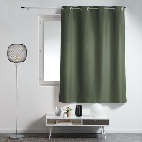 Rideau à Oeillets "essentiel" 140x180cm Kaki