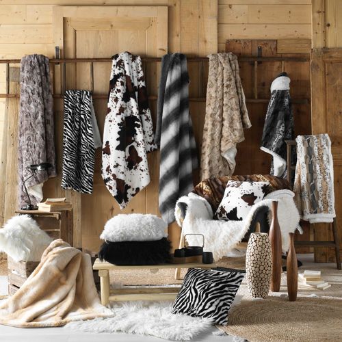 Plaid Imitation Fourrure Mouton 125x150 Cm