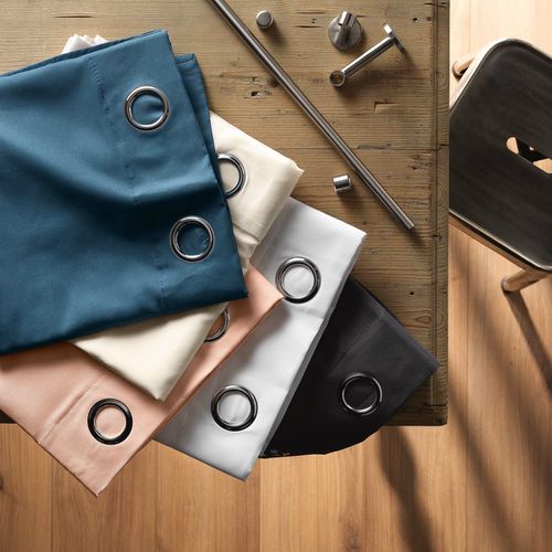 Rideau à Oeillets "absolu" 140x260cm Émeraude