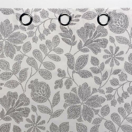 Rideau à Oeillets Imprimé "panachic" 140x240cm Beige