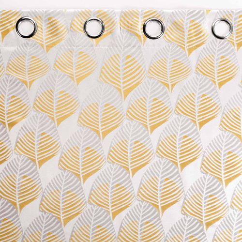 Rideau à Oeillets "floriani" 140x260cm Jaune