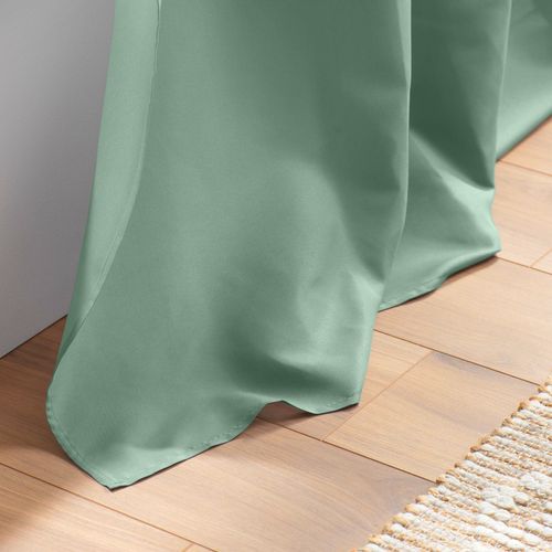 Rideau à Oeillets "absolu" 140x260cm Sauge